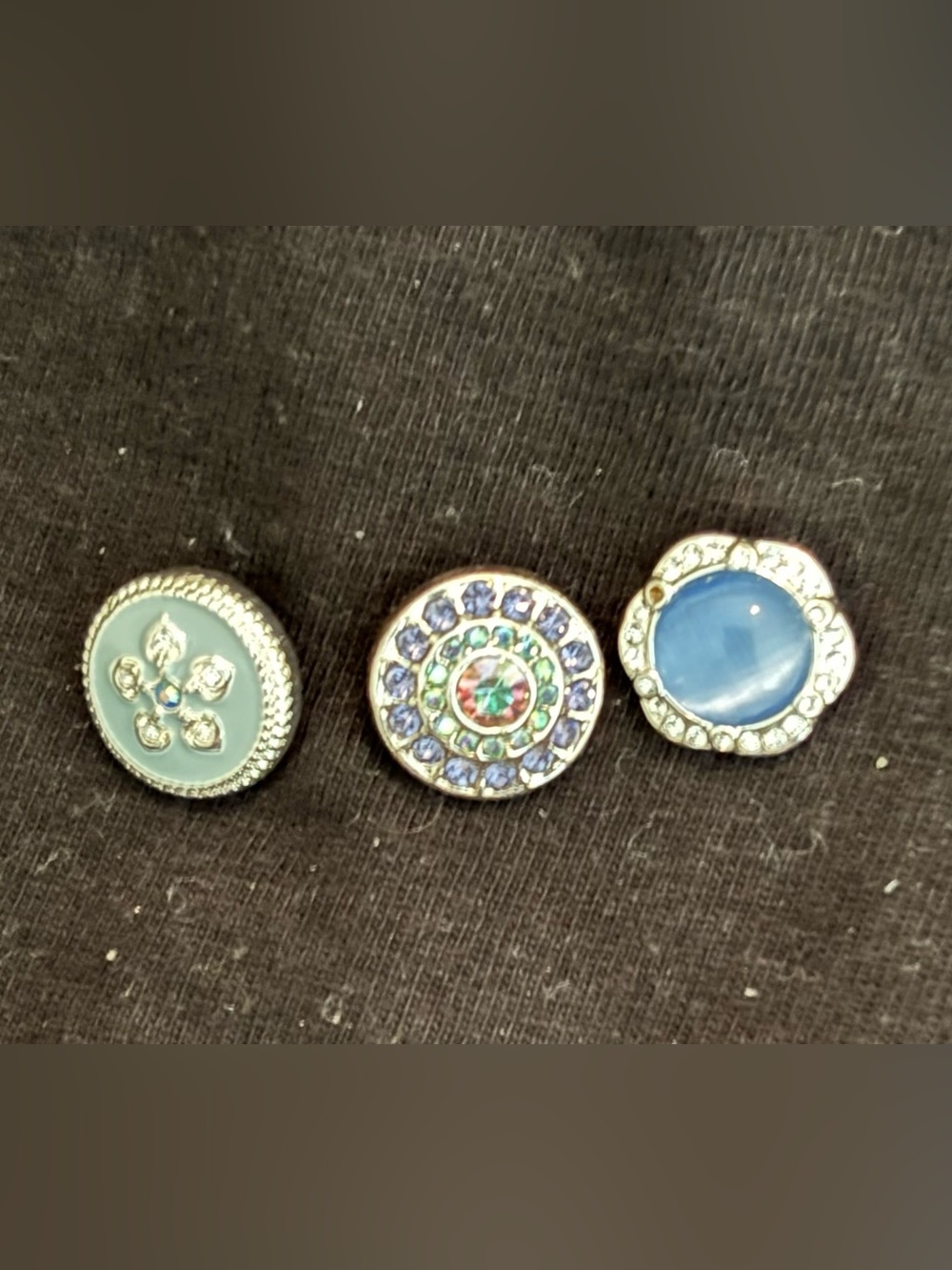 Blue Crystal Accent Original Dot Set - Style Dots jewelry